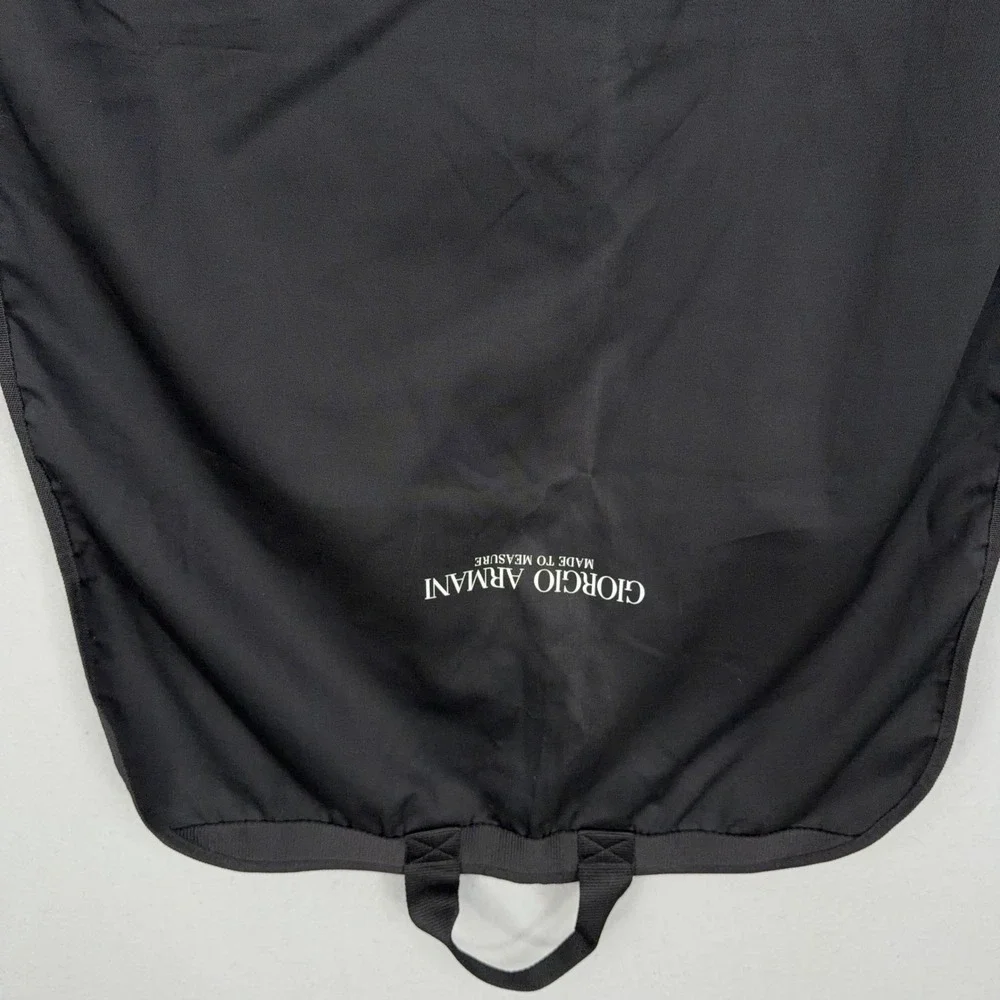 Giorgio Armani Garment Bag Mens OS Black Giorgio Armani Made To Measure Luxury